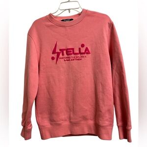 Stella McCartney Restore the Balance Coral Pink Sweatshirt, size S